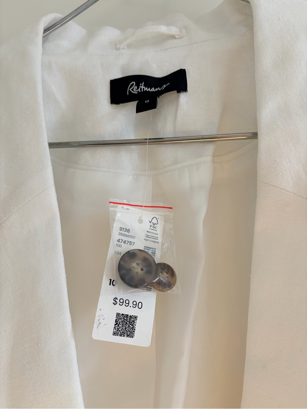 Reitmans One-Button Blazer - Picture 5 of 7